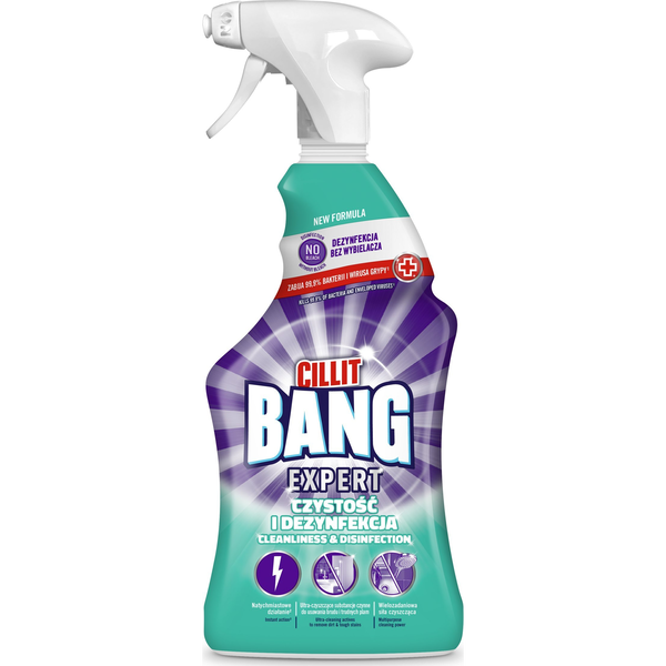 Cillit Bang Expert Czystość i Połysk - Spray do czyszczenia łazienki - 750 ml