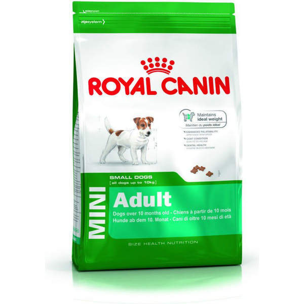 Dry dog ​​food ROYAL CANIN Mini Adult, with chicken, 800 g