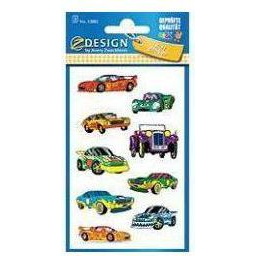 Avery 53882 színes autók matrica (106809)