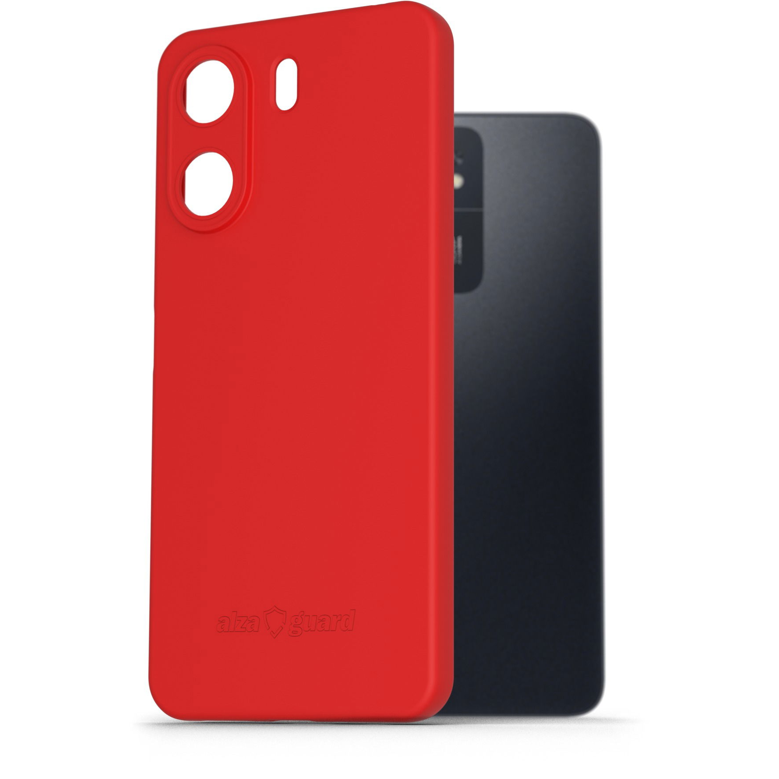 AlzaGuard Matte Xiaomi Redmi 13C piros TPU tok (AGD-PCT384R)