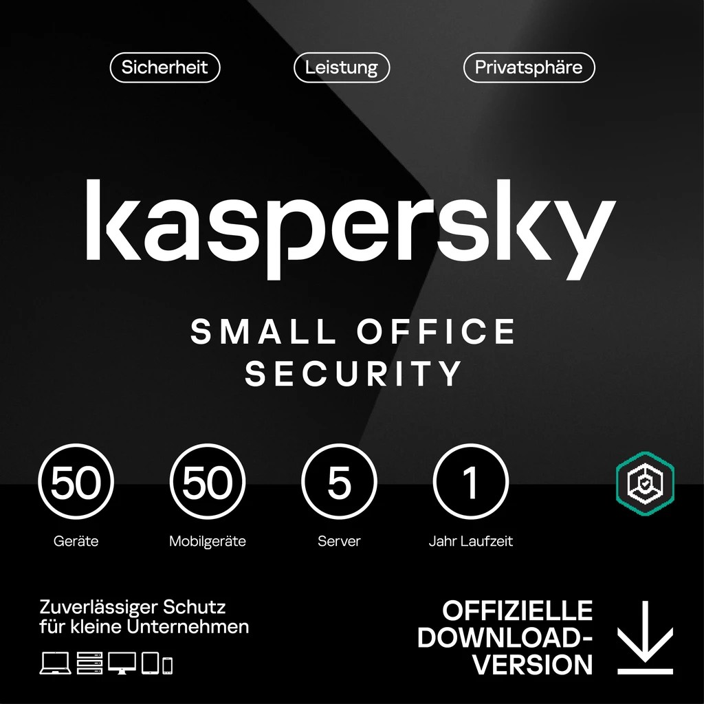 Kaspersky Small Office Security - 50 Felhasználó, 1 Év KL4541XDQFS elektronikus licensz