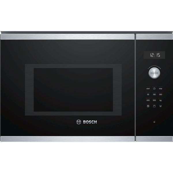 Bosch Serie 6 BEL554MS0 mikrovlnná rúra Na pracovnú dosku Kombinovaná mikrovlnka 25 L 900 W Nerezová oceľ
