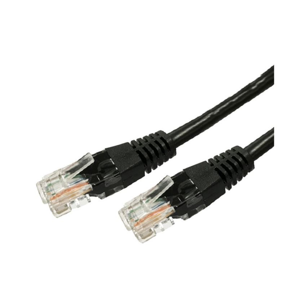 TB UTP CAT6a Patch kábel 1m Fekete
