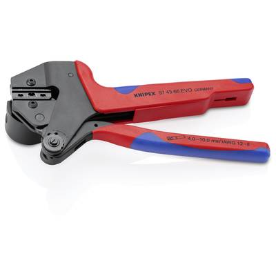  Knipex KNIPEX Crimping system pliers 97 43 66 EVO, crimping pliers (red/blue, for MC4 EVO 2 solar connectors)