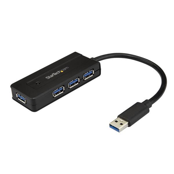 StarTech.com ST4300MINI hub-uri de interfață USB 3.2 Gen 1 (3.1 Gen 1) Type-A 5000 Mbit/s Negru