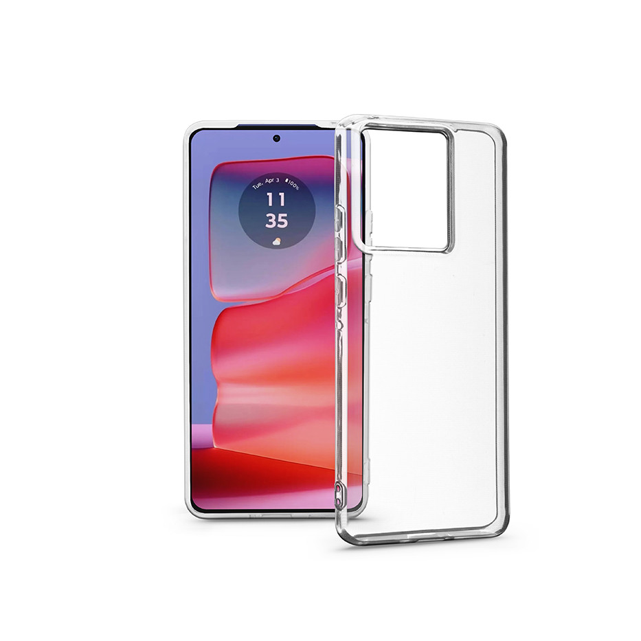 Haffner Clear Case szilikon hátlap - Motorola Edge 50 Pro - átlátszó (HF298561)