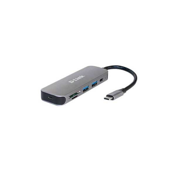 D-Link DUB-2325 laptop dock & poortreplicator USB Type-C Grijs