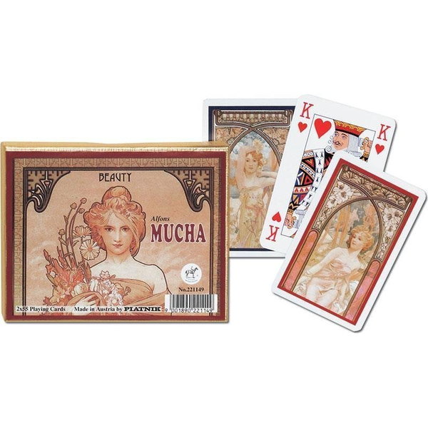 Piatnik Karty standard 'Mucha, Piękno' PIATNIK