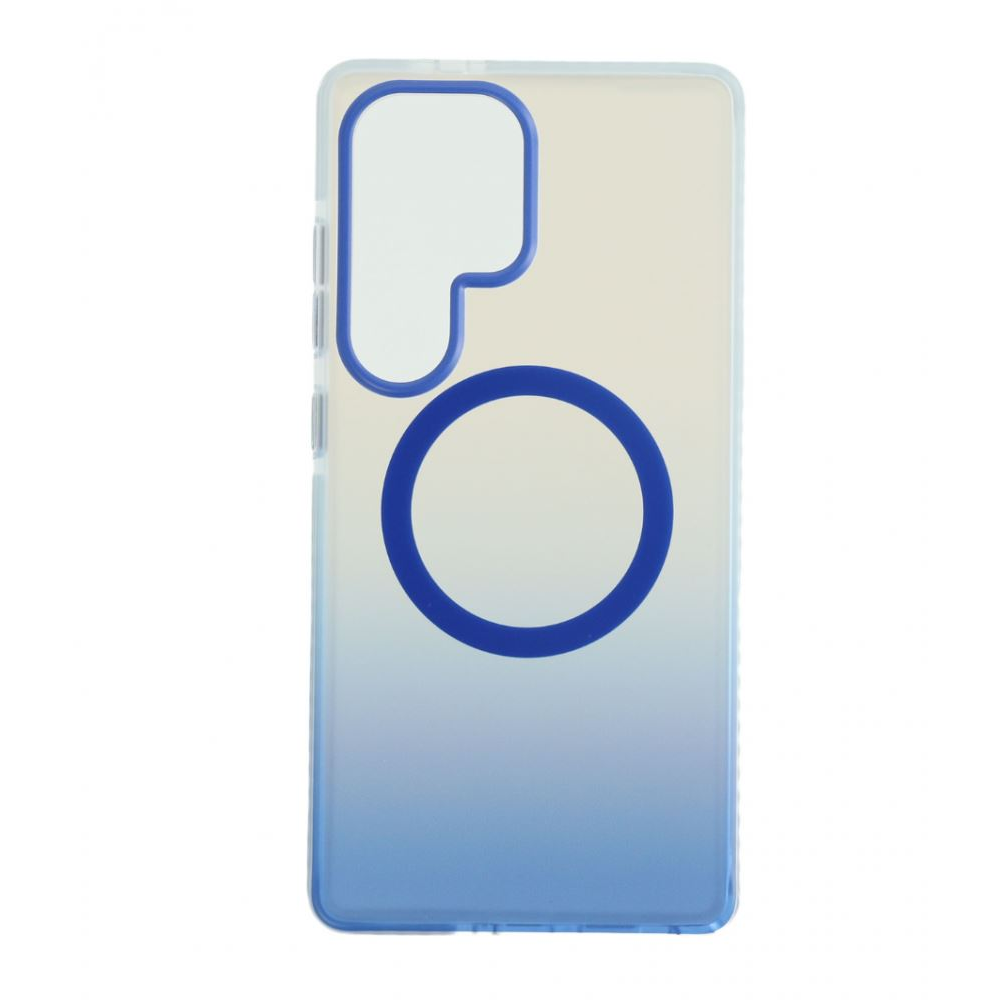 Cellect Samsung Galaxy S25 Ultra mágneses tok kék-átlátszó (CEL-MAG-S25U-BLTP) (CEL-MAG-S25U-BLTP)