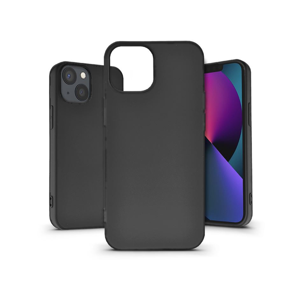 Haffner Soft Premium Apple iPhone 13 mini szilikon tok fekete (PT-6333)