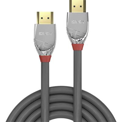 Lindy 37874 HDMI-kabel 5 m HDMI Type A (Standard) Grå, Sølv