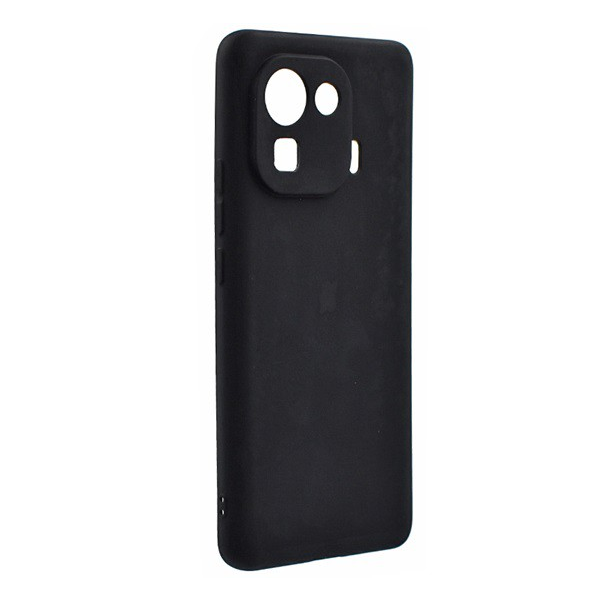 Szilikon telefonvédő (matt) FEKETE [Xiaomi Mi 11 Pro 5G] (5996591088716)
