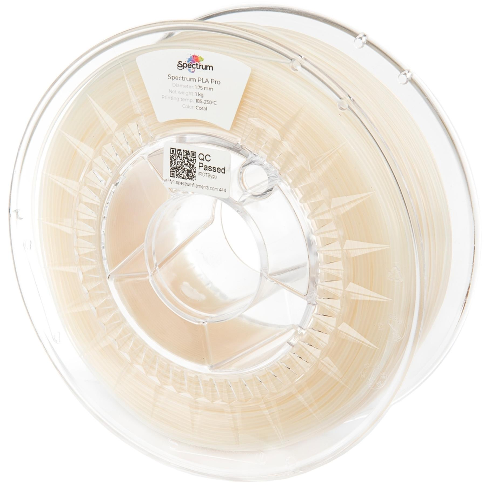 Spectrum 3D nyomtatószál, PLA Pro, 1,75 mm, Coral, 1 kg (80099)