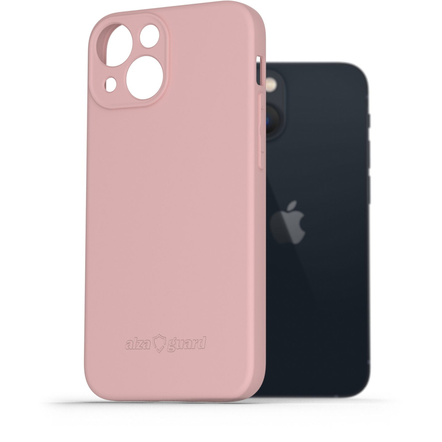 AlzaGuard Matte iPhone 13 mini rózsaszín TPU tok (AGD-PCT159P)