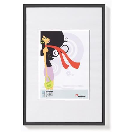 New Lifestyle képkeret műanyag 30x40cm fekete (690-KV040B) (690-KV040B)