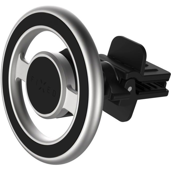 FIXED MagMount Vent MagSafe kompatibilis tartó szellőzőrácsba - Silver Edition (FIXMMT-V-SL)