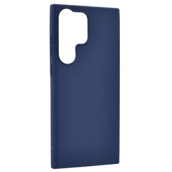 Gigapack Samsung Galaxy S23 Ultra (SM-S918) szilikon tok matt sötétkék (GP-134853) (GP-134853)