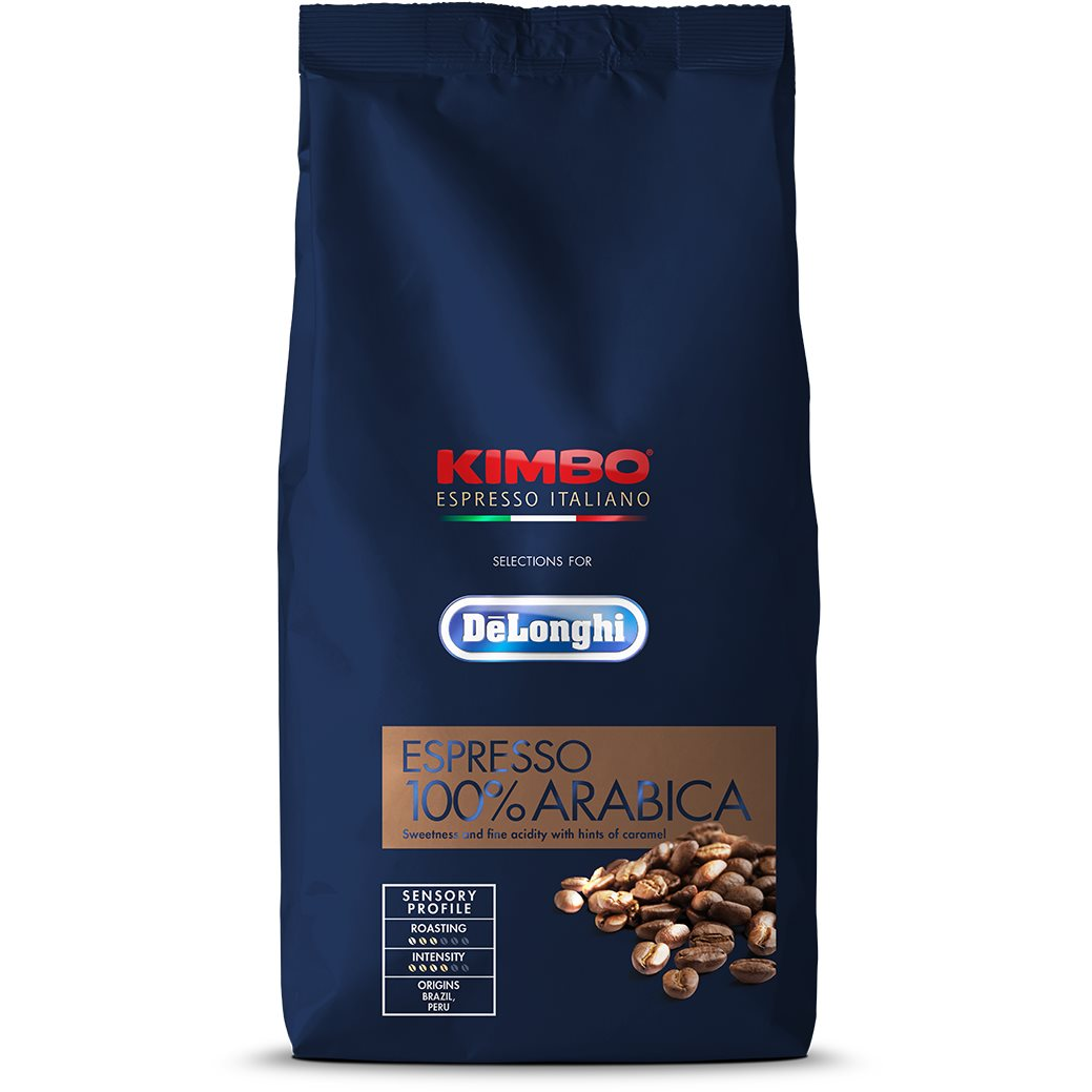 De'Longhi Kimbo Arabica, szemes, 1000 g (Coffee Arabica 1kg)