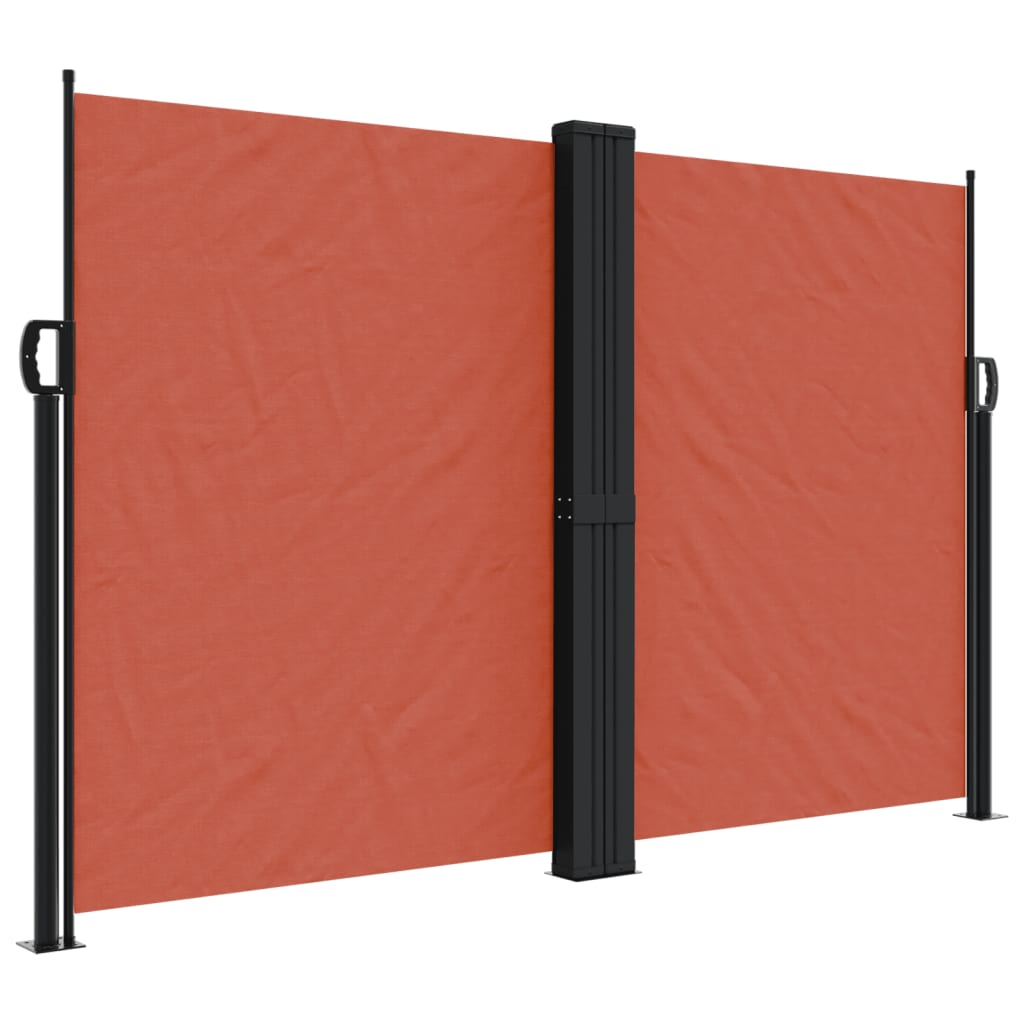 terrakotta behúzható oldalsó napellenző 160 x 600 cm (4004633)