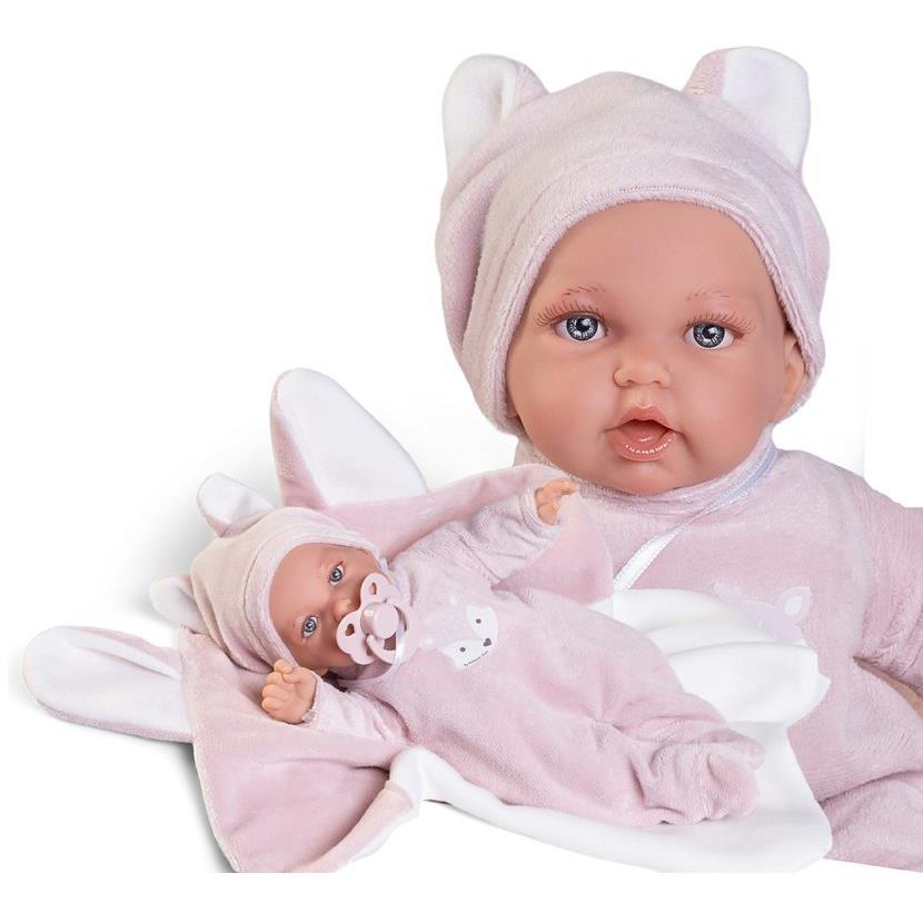 Antonio Juan 12439 Petit - valósághű baba puha szövettesttel - 27 cm (8435083612390)
