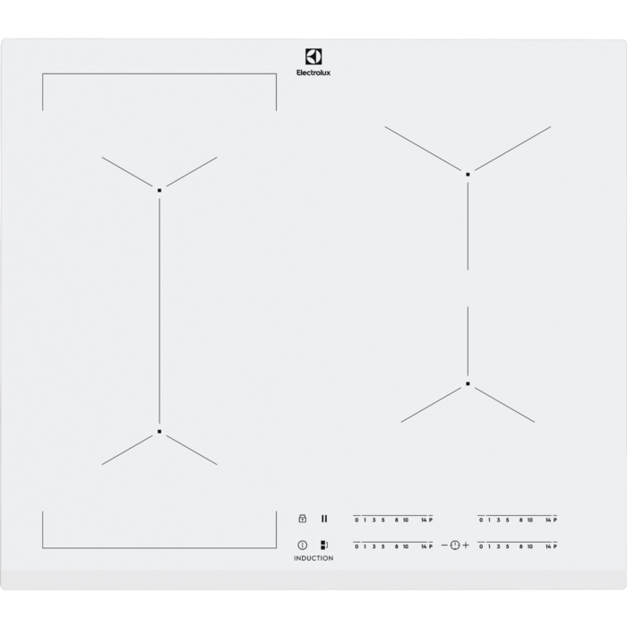 Electrolux EIV63440BW Indukciós főzőlap - Fehér (EIV63440BW)