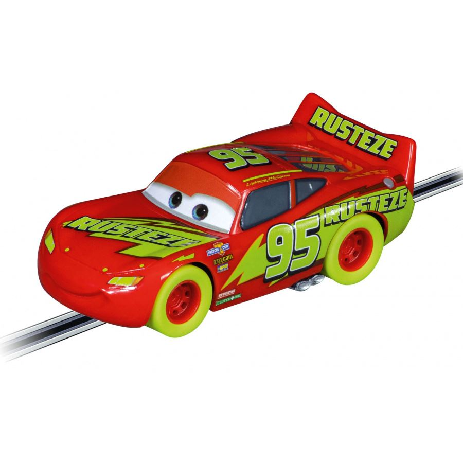 Carrera Autó GO/GO+ 64220 Villám McQueen - Glow Racer pályaautó (GCG2400) (GCG2400)