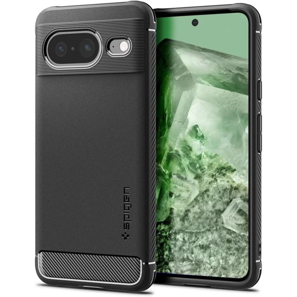 Spigen Rugged Armor Google Pixel 8 tok fekete (ACS06277) (ACS06277)
