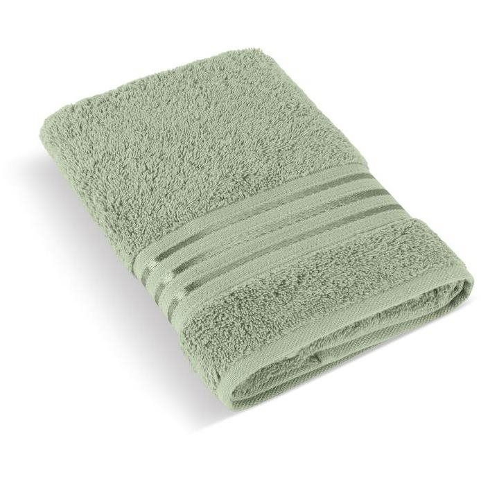 BELLATEX s.r.o. frottír törölköző - Linie, 500g, L/820, zöld, 70 × 140 cm (7792)