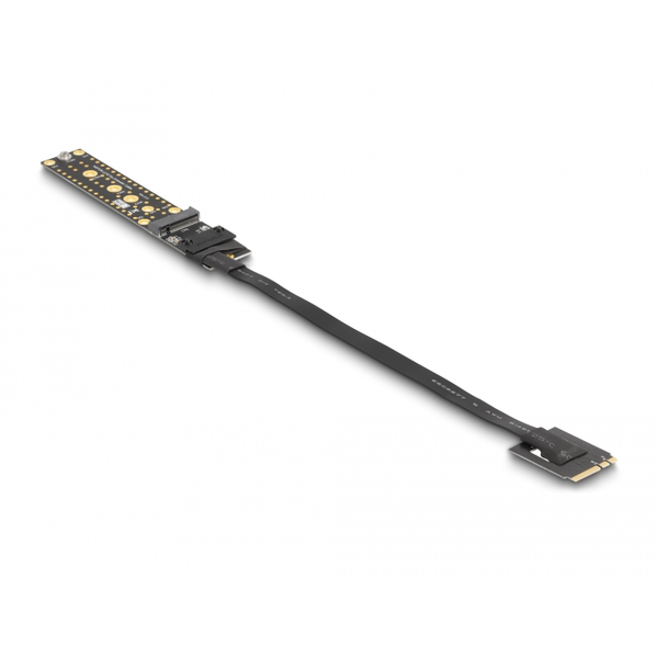 DELOCK Riser Karte NVMe M.2 Key A+E Stecker zu Key M Slot