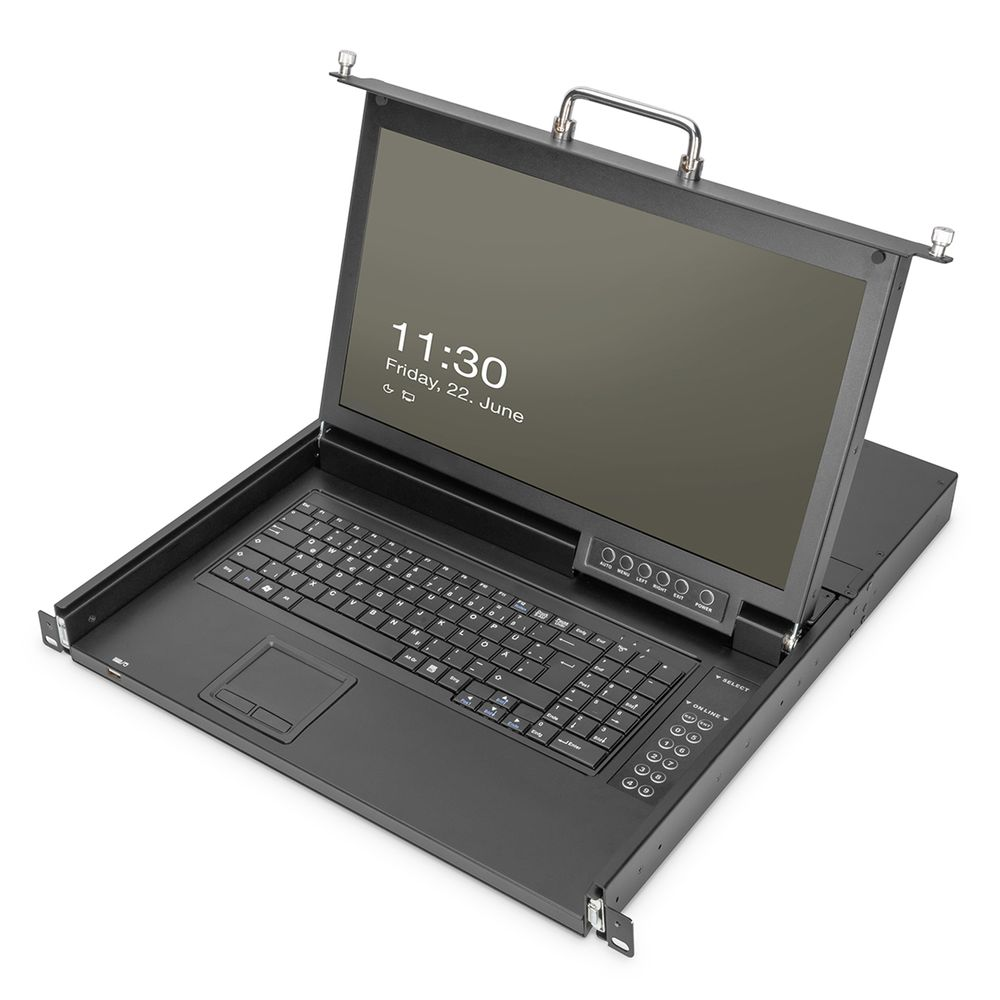 17HD LCD KVMCONSOLE/1-PORT VGA MOD.HD LCD TFT KON/GE KEYB BLACK (DS-72220-1GE)