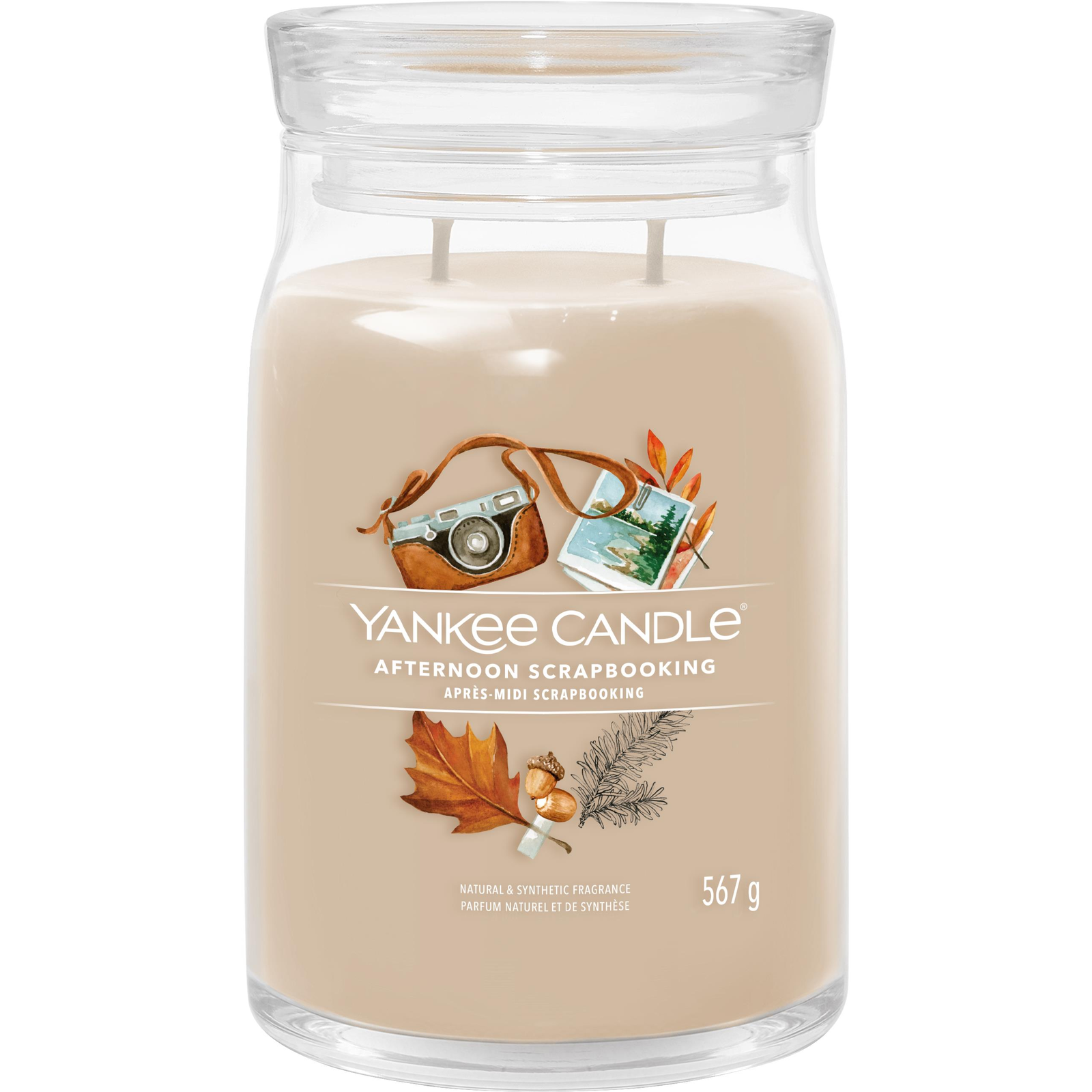 YANKEE CANDLE Signature Afternoon Scrapbooking 567 g, 2 kanóc (5038581161440)
