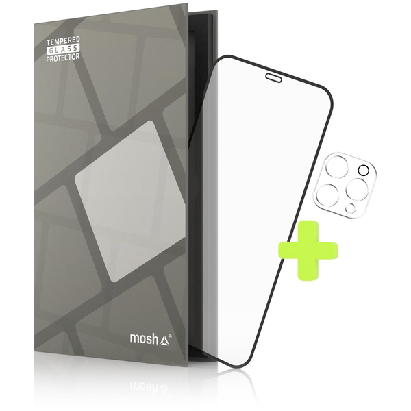 Tempered Glass Protector iPhone 12 Pro üvegfólia + kamera védő fólia - keret, Case Friendly