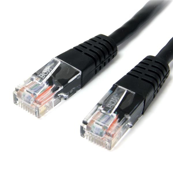 StarTech.com M45PAT15MBK netværkskabel Sort 15 m Cat5e U/UTP (UTP)