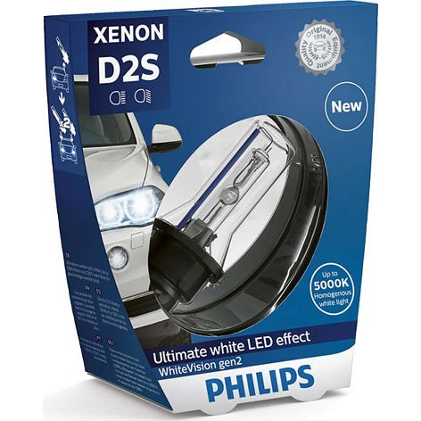 Philips WhiteVision 85122WHV2S1 автомобилна електрическа крушка D2S 35 W Ксенон