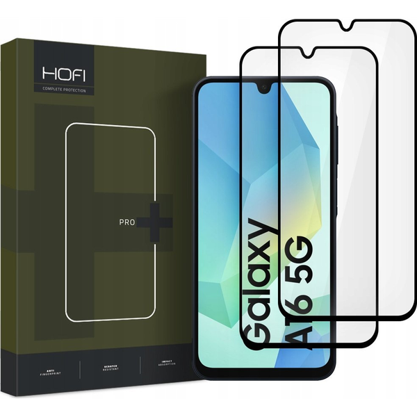  Hofi SZKŁO HARTOWANE HOFI GLASS PRO+ 2-PACK GALAXY A16 4G / 5G BLACK
