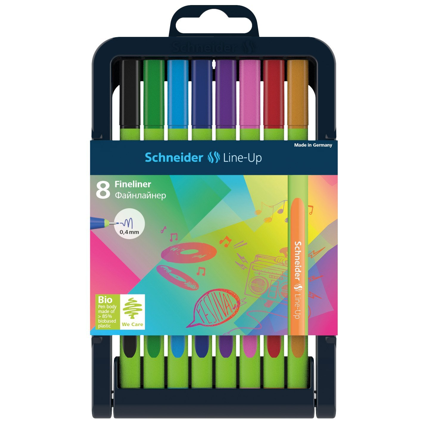 Schneider Line Up 0.4 mm Tűfilc készlet -8 szín (191098)