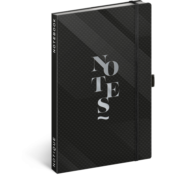 Realsystem Elegant 5416 130 x 210mm Keményfedeles Notesz - Fekete (5416-EL)