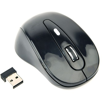 Gembird MUSW-6B-01 vezeték nélküli optikai egér fekete 1600 DPI (MUSW-6B-01)