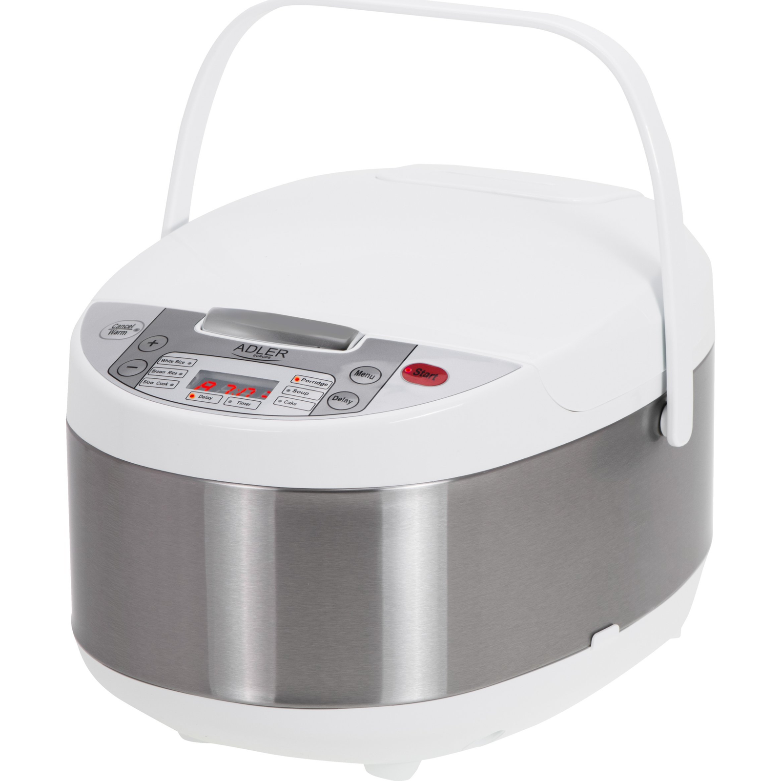 Adler AD 6420 6 az 1ben Multifunkciós Multicooker 3.25L - Fehér/Ezüst (AD 6420)