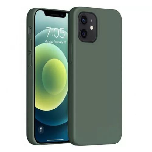 Wooze Liquid Silica Gel iPhone 16 Pro szilikon tok sötétzöld (ZONETS6831) (ZONETS6831)