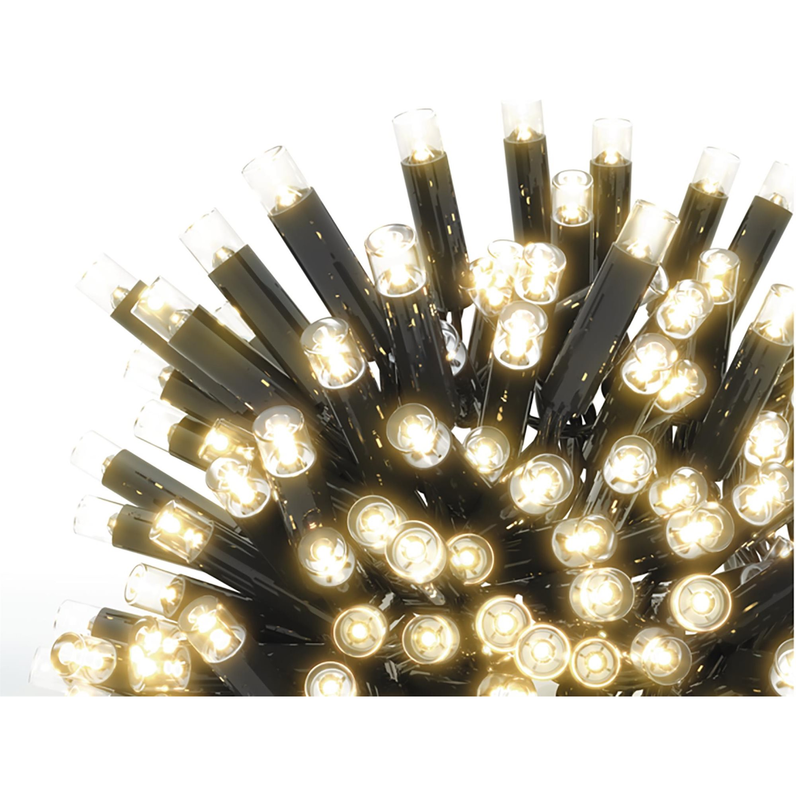 LAALU LED fényfüzér - profi, melegfehér, 10 m (LAU-1642)