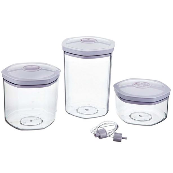 Gastroback 46110 Vacuum Canister 3pcs Round