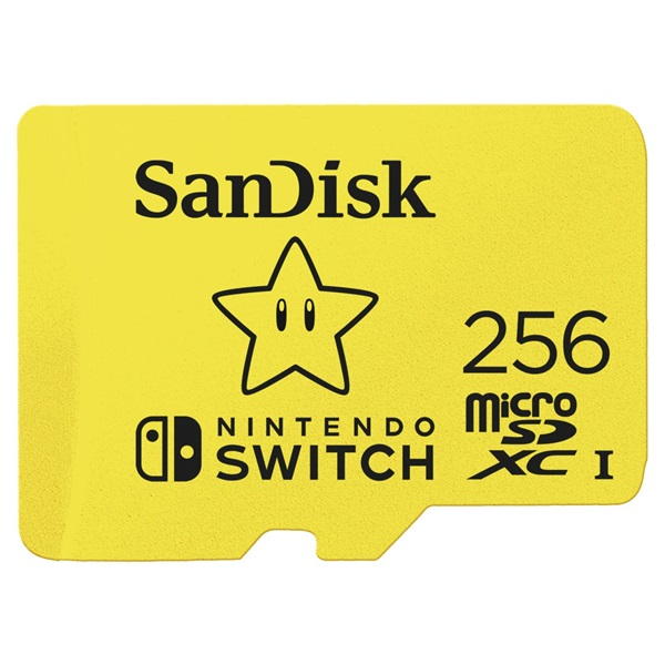 SANDISK 183573, microSDXC KÁRTYA NINTENDO SWITCH 256GB, 100MB/s, U3, C10, A1, UHS-1