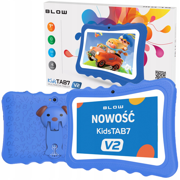 Blow KidsTAB7 V2 Gyerek Tablet 7" 4GB/32GB Android 14 Kék