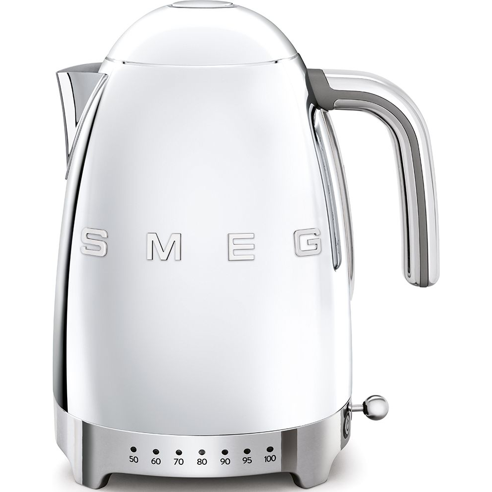 SMEG Vízforraló - 1,7 liter, 2400 W, Fényes Króm (8017709231743)