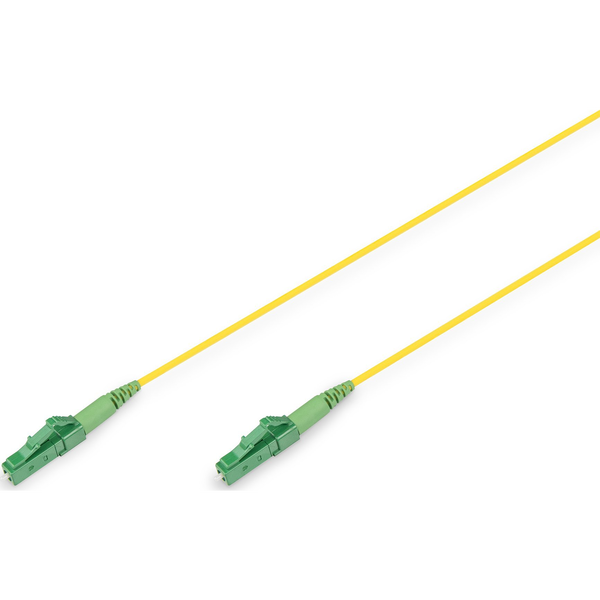 DIGITUS Glasfaser-Simplex-Patchkabel, Singlemode, LC/APC,10m