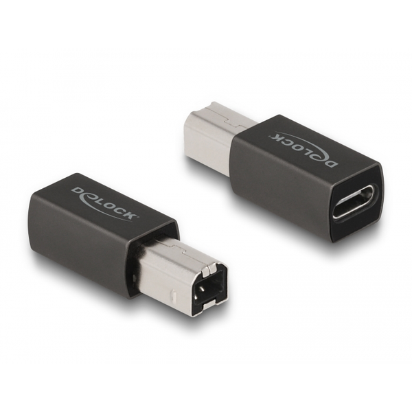 DELOCK USB 2.0 Adapter USB Type-C Buchse zu Typ-B Stecker