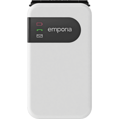 Emporia SIMPLICITYglam 7,11 cm (2.8") 106 g Biela Telefón pre seniorov
