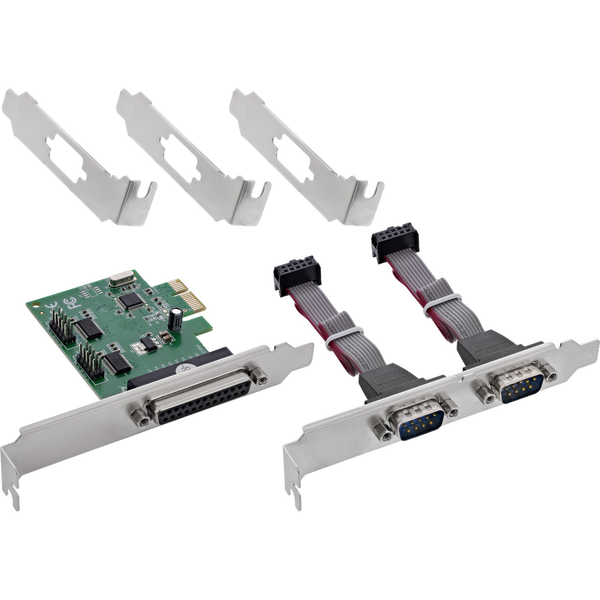 InLine 76619L scheda di interfaccia e adattatore Interno RS-232, IEEE 1284