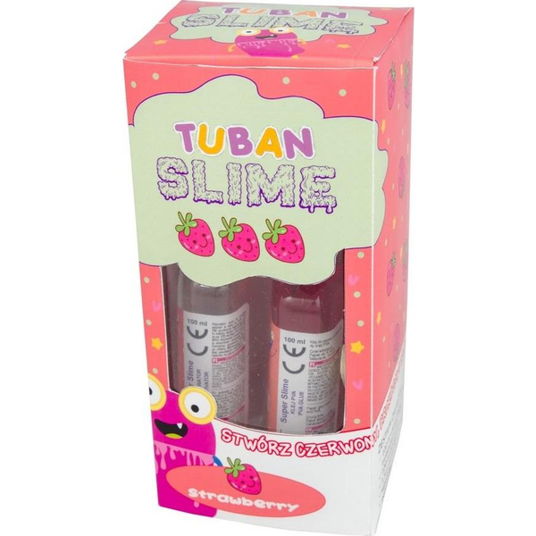  TUBAN Zestaw Diy Super Slime Truskawka TUBAN